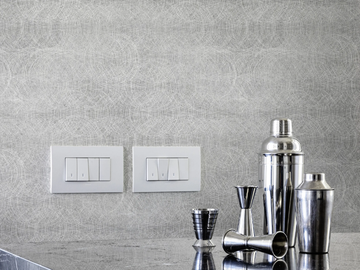 METAL CIRCULAR SCRATCHED WPN 518 - Motif solid-color wallpaper by Spaghetti Wall - view 2